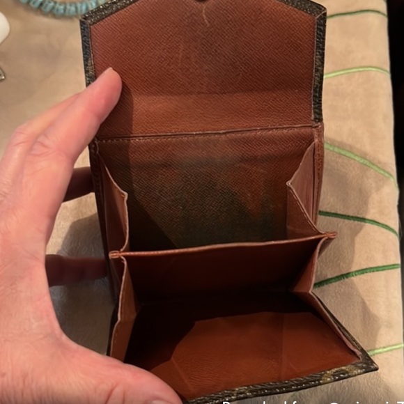 Authentic LOUIS VUITTON Monogram Monnaie Double Snap Wallet - Picture 6 of 6